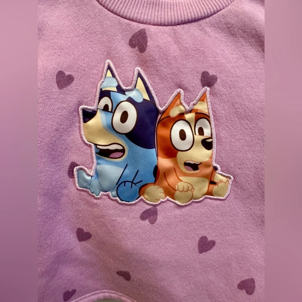 Bluey - Precious Purple Two Piece Matching Set - Only Worn Once!